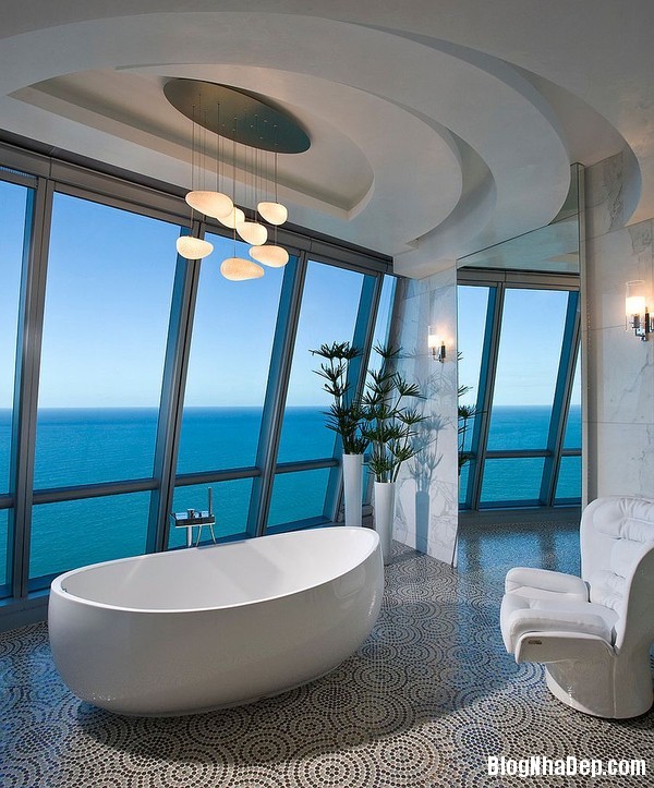 Những mẫu phòng tắm có view đẹp mê mẩn