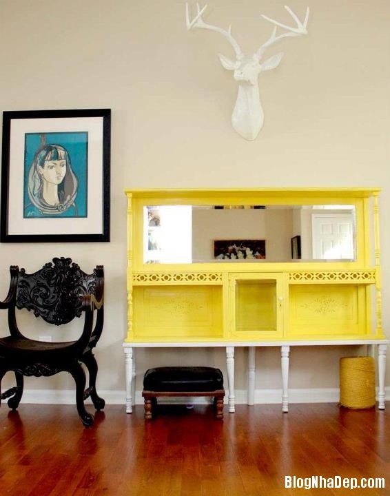 Sáng bừng với những mẫu nội thất được sơn màu vàng tuyệt đẹp