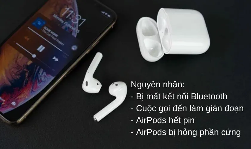 Airpods tự ngắt kết nối khi đang nghe – Vẫn có thể khắc phục
