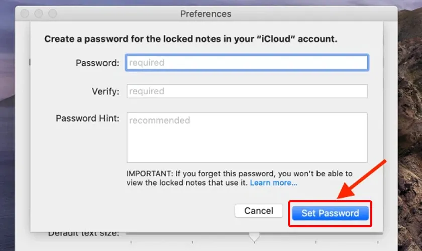 Cách mở khóa Ghi chú khi quên mật khẩu đơn giản