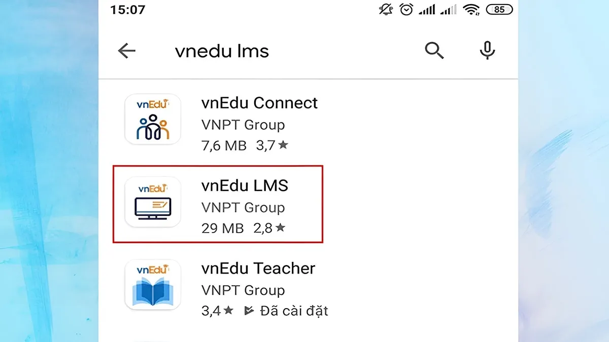 Cách tải VnEdu LMS trên điện thoại Android, iOS đơn giản nhất